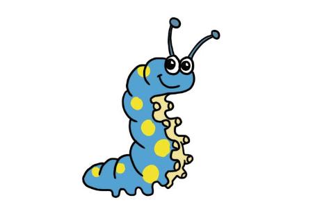 毛毛蟲(chóng)簡(jiǎn)筆畫(huà)