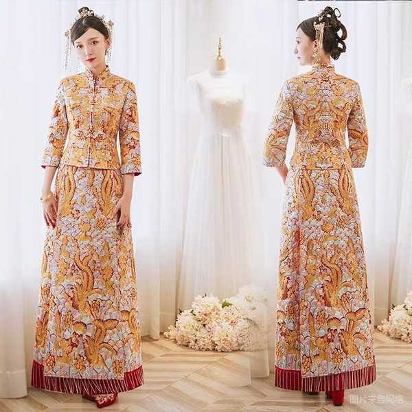 秀禾服、龍鳳褂，明星婚禮追捧的兩種婚服，你喜歡哪個(gè)？