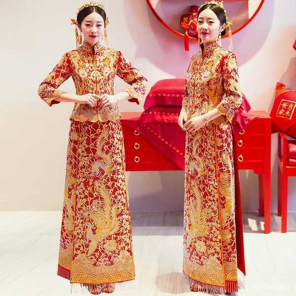 秀禾服、龍鳳褂，明星婚禮追捧的兩種婚服，你喜歡哪個(gè)？