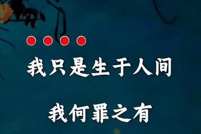 歌詞我可能生來(lái)有罪是什么歌（魏佳藝的歌曲“生于人間何罪之有”）