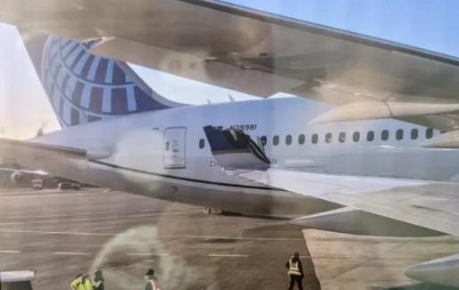 突發！美國兩架客機在機場相撞,一架還滿載乘客
