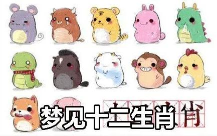 夢(mèng)見十二生肖是什么意思,好不好,預(yù)示著什么